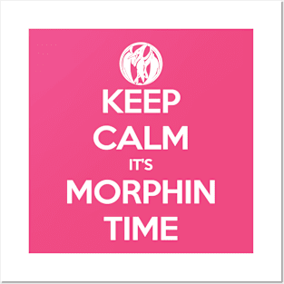 Keep Calm It's Morphin Time (Pink) Posters and Art